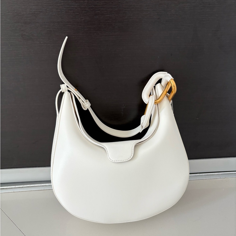 Charles and Keith, White Luna Bag, NEW WITH TAGS